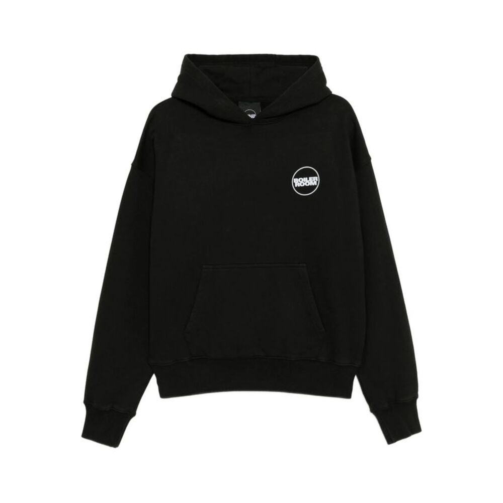 Boiler Room Black Sweaters & Knitwear - Hoodies Men